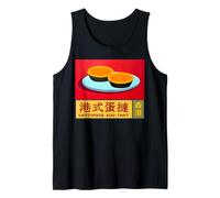 Hong Kong Egg Tart Custard Cantonese Macau Asia Souvenir Tank Top