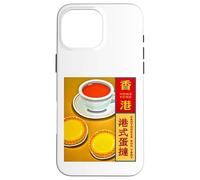 Hong Kong Egg Tart Custard Cantonese Milk Tea Macau Souvenir Case for iPhone 16 Pro Max