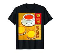Hong Kong Egg Tart Custard Cantonese Milk Tea Macau Souvenir T-Shirt