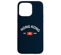 Hong Kong Est. 1842 Hong Kong Flag Souvenir Case for iPhone 15 Pro Max