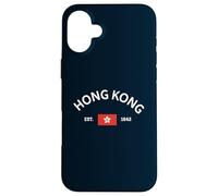 Hong Kong Est. 1842 Hong Kong Flag Souvenir Case for iPhone 16 Plus
