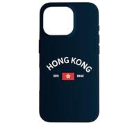 Hong Kong Est. 1842 Hong Kong Flag Souvenir Case for iPhone 16 Pro