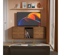 Hong Kong F Large Sideboard Oak 2 Shelves 6 Drawers 40cm