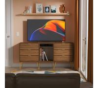 Hong Kong F Large Sideboard Oak 2 Shelves 6 Drawers 40cm