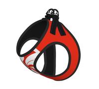 Hong Kong Flag Dog Harness - Equipped with Reflective Straps and Quick Release Buckles - Suitable for Small Cats and Dogs