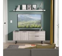 Hong Kong G Large Sideboard Light Grey 2 Doors 2 Drawers 147cm
