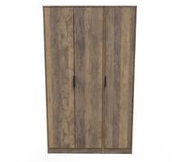 Hong Kong G Tall Wardrobe Oak 3 Doors 1 Shelf 198cm