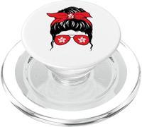 Hong Kong Girl Hong Kong Flag Proud Hong Kong Woman PopSockets PopGrip for MagSafe