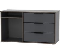 Hong Kong Graphite 95cm TV Unit with Glides Legs