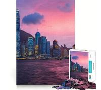 Hong Kong Jigsaw Puzzles 1000 Piece for Adults Calm Daily Snug Joint Joyful Challenge (38x26cm)