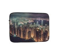 Hong Kong Laptop Case 17 inch, Shockproof Protective Computer Sleeve Cover Water Resistant Laptop Bag Carrying Tablet Cover Briefcase Handbags Gifts for Men Women