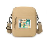 Hong Kong Local Culture Art Deco Fashion Crossbody Bag Cell Phone Purses Handbag Shoulder Mini Bag