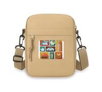 Hong Kong Local Food And Place Crossbody Bag Cell Phone Purses Handbag Shoulder Mini Bag