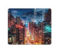 Hong Kong Mouse Pad, Anti-Slip Washable Gaming Mat for Computer, 11.8"x9.8"
