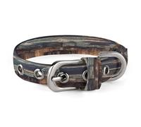 Hong Kong Pet Collar, Adjustable Dog Collars with Buckle Stainless Steel D-Ring, Comfortable Collar for Small Medium Dogs and Cats
