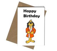 HONG KONG PHOOEY - STANDING POSE - A5 HAPPY BIRTHDAY CARD