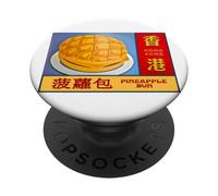 Hong Kong Pineapple Bun Cantonese Macau Souvenir PopSockets Adhesive PopGrip