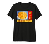 Hong Kong Pineapple Bun Cantonese Macau Souvenir Premium T-Shirt