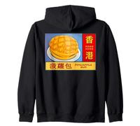 Hong Kong Pineapple Bun Cantonese Macau Souvenir Zip Hoodie