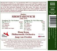HONG KONG PO/JAAP VA - SHOSTAKOVICH - SYMPHONY 5/9 - CD - H4z