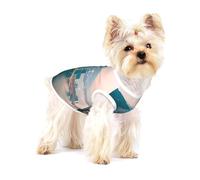 Hong Kong print Tshirts for Small Dogs Dog's Fashion Shirt Breathable Sleeveless Shirts for Small Dogs