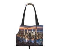 Hong Kong Printed Foldable Pet Bag - Portable Puppy Cat Travel Handbag Tote,Pet Carrier Backpacks.