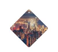 Hong Kong Printing 10 Pcs Air Freshener Cards,Car Scented Hanging Sheets Air Freshener Set For Car Decoration