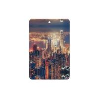 Hong Kong Printing 10 Pcs Air Freshener Cards,Car Scented Hanging Sheets Air Freshener Set For Car Decoration