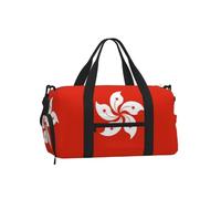 Hong Kong Regional Flag Sports Duffel Bag-Weekender with Shoe Compartment