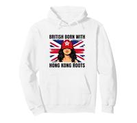 Hong Kong Roots British Born Girl Pride Hong Kong Heritage Pullover Hoodie
