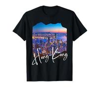 Hong Kong Souvenir - Hong Kong At Night T-Shirt