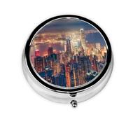 Hong Kong This Small, Round, Three-Compartment Travel Pill Box is Perfect for Storing Daily medications, Vitamins, and on-The-go.