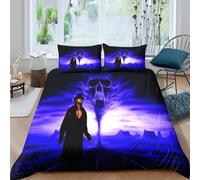 HONGBING Wrestling Comforter Covers for Boys Girls 3D Printed Sports Quilt Cover Duvet Cover Soft Microfiber Bedding Set with Zipper Closure with Pillow Cases 3 Pieces Double（200x200cm）