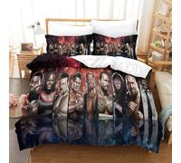 HONGBING Wrestling Duvet Cover Quilt Cover Comforter Covers for Teens And Adults 3D Print Sports with Pillow Cases Bedding Set with Zipper Closure Soft Microfiber 3 Pieces Single（140x200cm）
