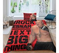 HONGBING Wrestling for Boys Girls 3D Printed Sports Duvet Cover Quilt Cover Comforter Covers Bedding Set with Pillow Cases Soft Microfiber with Zipper Closure 3 Pieces Single（135x200cm）