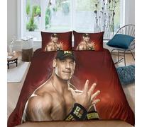 HONGBING Wrestling Quilt Cover Duvet Cover 3D Printed Sports Comforter Covers for Boys Girls Bedding Set Soft Microfiber with Zipper Closure with Pillow Cases 3 Pieces Double（200x200cm）