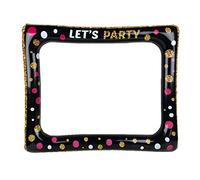 HONGCI Inflatable Photo Booth Frame Selfie Picture Frame,Giant Photo Booth Birthday Selfie Frame Celebration Blow Up Party Prop for Wedding,Baby Shower,Birthday,Christmas Party Decorations Supplies