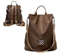 HONGCUICUI Anti-theft Multi-purpose Bag,3-Way Crossbody Oxford Cloth Bag,Anti-Theft Multi-Purpose Large Capacity Oxford Cloth Lightweight Shoulder Bag,Anti-theft Shoulder Bags (Brown)