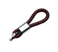 HONGDaFA Auto Keychain for Opel Karl Rocks 2018-2019, Personalised Number Keyring Car Key Decoration Accessories Car Key Rieyng Kchain,Red and black
