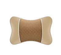 HONGDaFA Car Headrest for Skoda Fabia 2014-2021, Car Neck Support Headrest Pillow Neck Head Support Removable Cover, beige-Headrest × 1