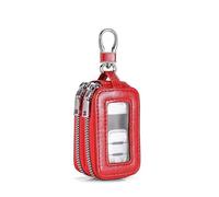 HONGDaFA Car Key Cover Case for Ford EcoSport II 2017-2022, Auto Key Case Cover Protector for Men Protective Key Fob Car Accessories,Red-B