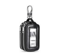 HONGDaFA Car Key Cover Case for Ford EcoSport II 2017-2022, Auto Key Case Cover Protector for Men Protective Key Fob Car Accessories,Bl-ack-B