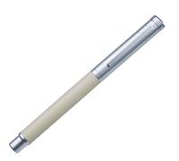 HongDian 1850 White Metal Fude Nib Fountain Pen Converter Pen Bent Nib Writing Gift