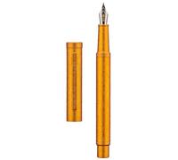 Hongdian 1851 Forest Fountain Pen Golden Ice Flowers, Fine Nib Classic Design with Converter and Metal Pen Case