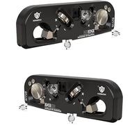 HONGDUI DJ11S 2-in-1 Chamfer & Radius Plane,1/32"(5mm) Depth Adjustable, Aluminum Alloy Edge&Radius Chamfering Plane, 3 Blades with 12 Cutting Edges for Use Woodworking Tool-1 Pcs