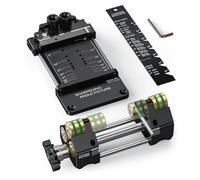 HONGDUI Grinding Aid Chisel Kit, Sharpening with Grinding Guide, Angle Device Protractor, Quick Angle Adjustment and Fixing, Sanding System for Wood Chisel, Planer Blade Width 0.25-8.1 cm