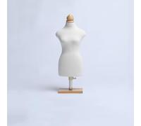 HONGDUO Doll Dress Mini Women's Tailor Dummy Mannequin Body Miniature Sewing Mannequin Dress for Sewing Red Patch Set 1/2 Square bottom