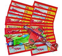 HONGECB Foam Glider Planes For Kids - 24 Polystyrene Planes For Kids | Flying Glider Plane Kits, 12 Different Designs, Individually Wrapped - Glider Planes For Kids, Party Bag Fillers