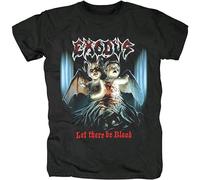 Honger Exodus Let There Be Blood Heavy Metal Thrash Metal Funk Men T Shirt Printed Tee Top T Shirt Short-Sleeve Black L