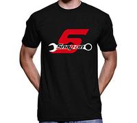 Honger Vintage Snap On Tools T-Shirt Men Short Sleeves Black